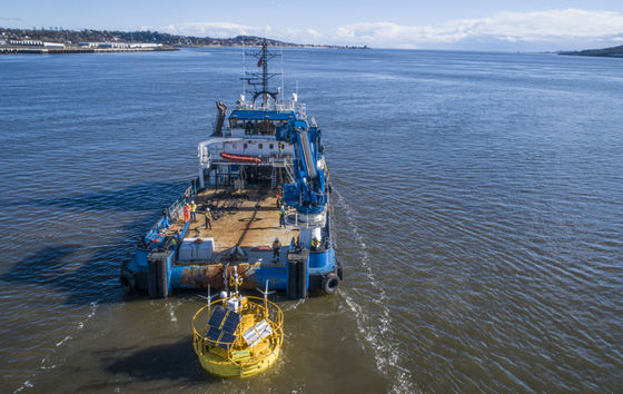 Blue Aspirations est un radar flottant avec un capteur Monritong