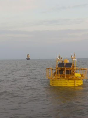 9m flottant Lidar Boue Boat stockage local de données
