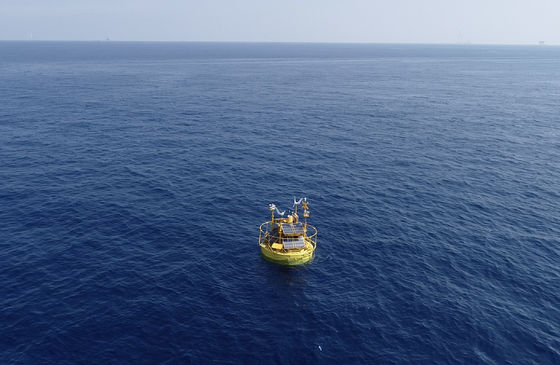 Récolte actuelle de données sur les bouées pour l'environnement